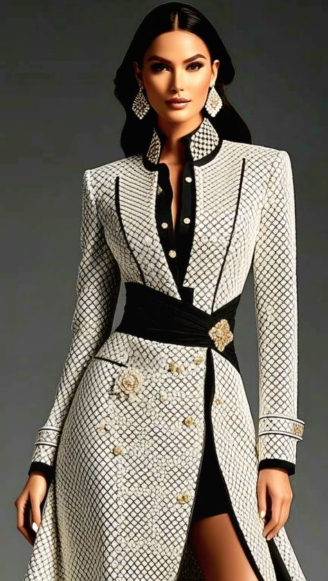 Woman Suit Fashion, Classy Work Outfits, Looks Chic, Suit Fashion, Mode Inspiration, Winter Fashion Outfits, Coat Fashion, Elegant Outfit, Moda Fashion