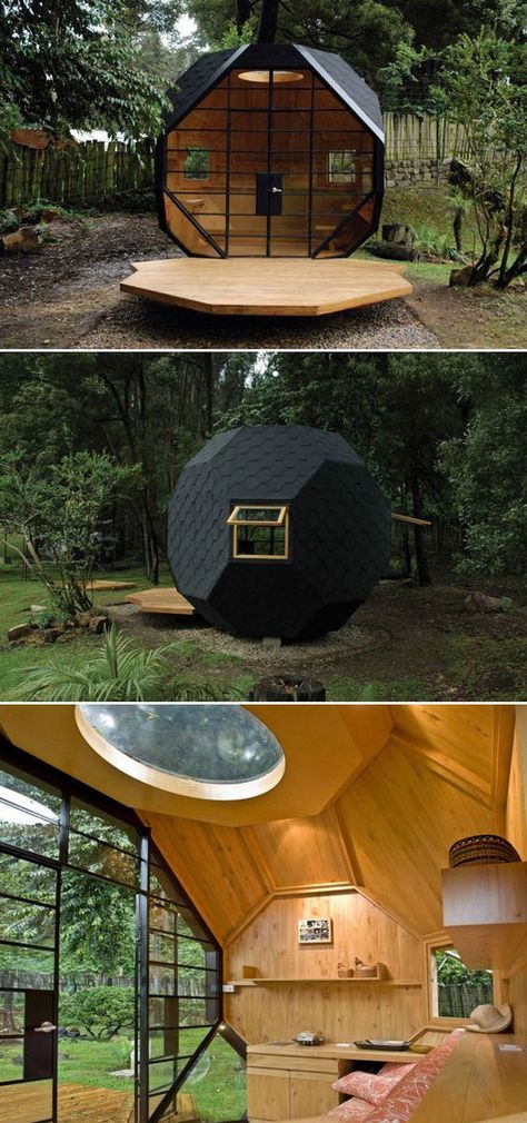 Designed by Architects, Manuel Villa and Alberto González Sepúlveda. Asian Travel, African Travel, Unusual Homes, Small Cabin, American Travel, Design Exterior, Cabin In The Woods, Little Houses, European Travel