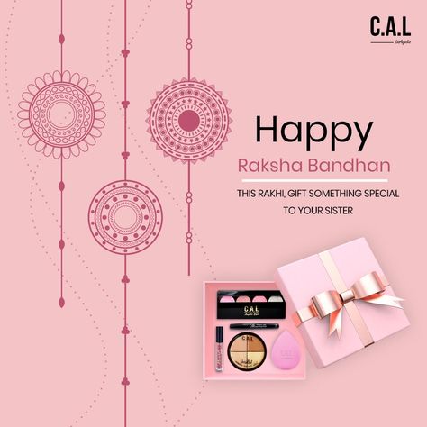 Spoil your sisters this Rakshabandhan with CAL 🧚🏻‍♀️ Team CAL wishing you a very happy Rakshabandhan 💗 . Shop from : www.callosangeles.co.in  . #callosangeles #makeup #makeupaddict #giftideas #rakshabandhan #rakshabandhanspecial #rakshabandhan2020 Rakhi Post Ideas, Rakshabandhan Creative Ads, Rakhi Creative, Beauty Brand Ideas, Spa Ceylon, Raksha Bandhan Images, Jewelry Product Shots, Rakhi Design, Instagram Creative Ideas