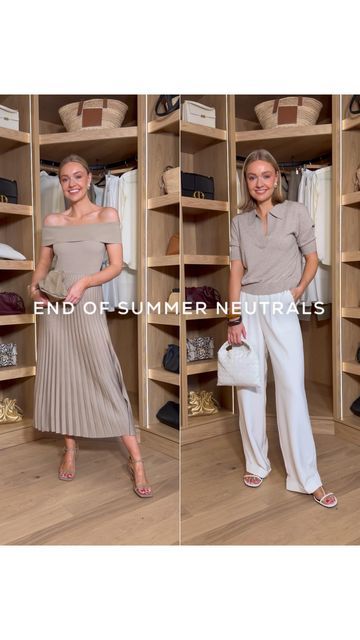 Lydia Tomlinson on Instagram: "Neutrals for the end of summer 🤍. Links can be found on my LTK" Lydia Tomlinson Summer, Lydia Tomlinson, Fashion Spring, End Of Summer, Spring Summer Fashion, Spring Fashion, The End, Spring Summer, Canning