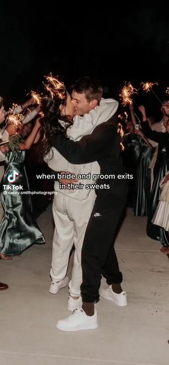 Leaving Wedding In Sweats, Wedding Send Off, Wedding Exits, Bridal Guide, Maybe Someday, Wedding Aesthetic, When I Grow Up, Wedding Wire, Future Wedding