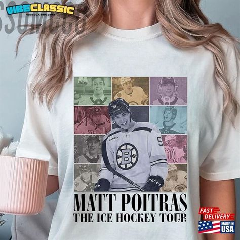 Matt Poitras The Eras Tour Shirt Sweatshirt Boston Bruins Hockey T-Shirt Unisex Check more at https://vibeclassic.com/product/matt-poitras-the-eras-tour-shirt-sweatshirt-boston-bruins-hockey-t-shirt-unisex/ Matt Poitras, Boston Bruins Aesthetic, Boston Bruins Players, Bruins Winter Classic, Boston Bruins Logo, Boston Bruins Sweatshirt, Eras Tour Shirt, Boston Bruins Hockey, Bruins Hockey