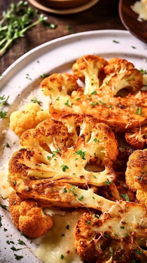 Explore the world of crispy Parmesan cauliflower steaks, a delightful treat for your taste buds. These delectable Parmesan cauliflower steaks are not just crispy; they're also loaded with flavor and nutrition. Crispy Parmesan Cauliflower Steaks, Parmesan Cauliflower Steaks, Crispy Parmesan Cauliflower, Cauliflower Steaks Recipes, Cauliflower Steak, Roasted Cauliflower Steaks, Parmesan Cauliflower, Low Carb Crock Pot Recipes, Delicious Low Carb Recipes