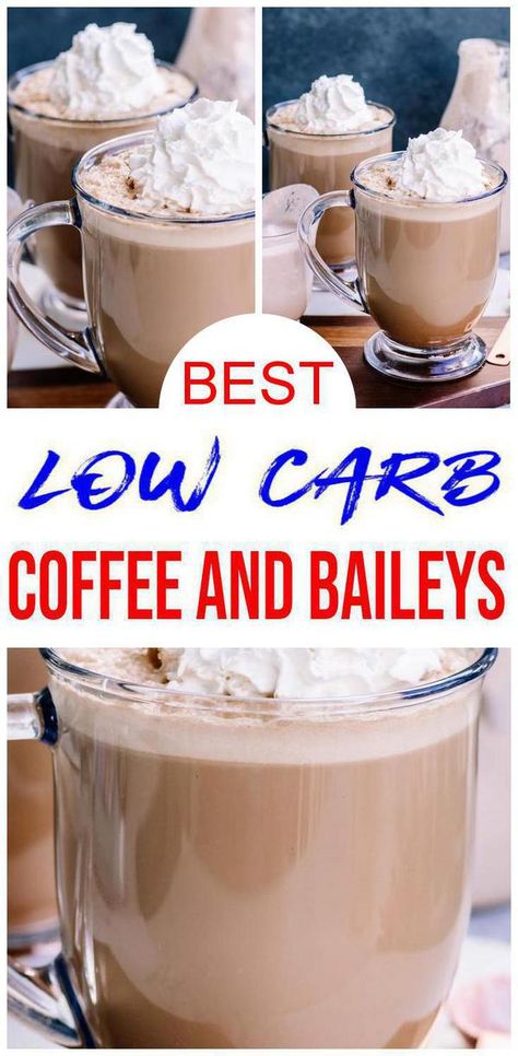 Super DELICIOUS Bailey's & coffee. Check out these low carb homemade Bailey's coffee. Make keto Baileys & add to warm cup of coffee. You could also make a great cold weather drink & add Baileys to hot chocolate. Easy low carb alcohol drink made w/ keto friendly Baileys. Make for Christmas drink or New Years cocktail. Tasty & delish alcoholic Baileys & coffee recipe. Simple & quick liquor idea for ketogenic diet. For more keto low carb #alcohol ideas see KimspiredDIY #drinks Baileys And Coffee Recipe, Baileys Alcohol, Low Carb Alcohol, Baileys Recipes Drinks, Baileys Liquor, Alcoholic Coffee Drinks, Low Carb Coffee, Low Carb Alcoholic Drinks, Keto Beverages