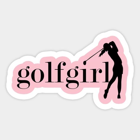 Golf Stickers, Golf Aesthetic, Cute Golf Outfit, Golf Girl, Golf Party, Girls Golf, Golf Sport, Girl Stickers, Aesthetic Stickers