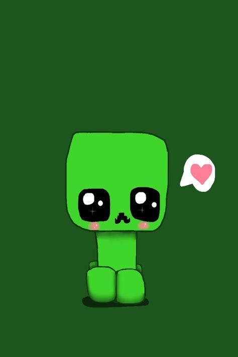 Cool creeper baby right?! Minecraft Doodles Easy, Creeper Drawing, Minecraft Baby, Creeper Minecraft, Minecraft Drawings, Minecraft Pictures, Minecraft Characters, Minecraft Mobs, Minecraft Room