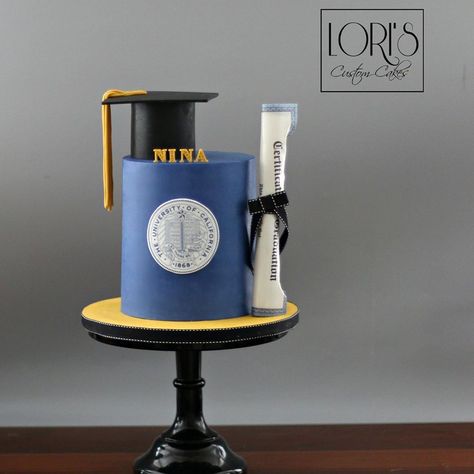 Blue Graduation Cakes, Architect Cake, Lawyer Cake, Graduation Cake Designs, Grad Cake, Graduation Party Cake, Graduation Cake Toppers, Christmas Cake Designs, Graduation Party Themes