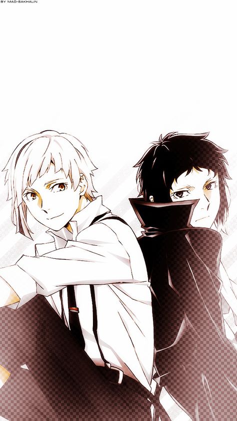 Chuuya Atsushi, Atsushi Akutagawa, Shin Soukoku, Bungou Stray Dogs Wallpaper, Dog Wallpaper, Bongou Stray Dogs, Stray Dogs Anime, Stray Dogs, Bungo Stray Dogs