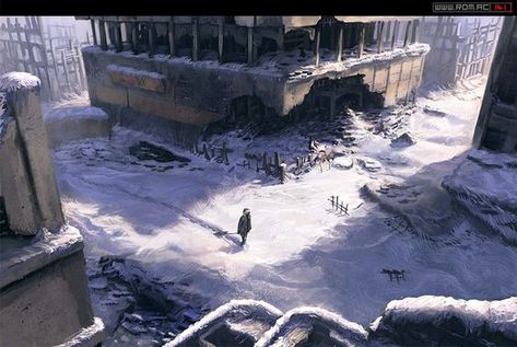 Romantically Apocalyptic, Apocalypse Landscape, Arte Zombie, Nuclear Winter, Apocalypse World, Post Apocalyptic Art, Apocalypse Now, Apocalypse Art, Post Apocalypse