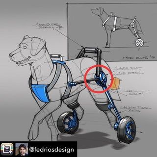 How to Make a Dog Wheelchair : 6 Steps - Instructables Animals With Prosthetics, Diy Dog Wheelchair, Wheelchairs Design, Dog Wheelchair, Lightweight Wheelchair, Vet Medicine, Disabled Dog, Dog Leg, Industrial Design Sketch