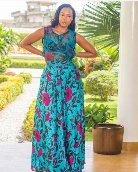 Ankara silk and chiffon inspiration Robes Wax, Chiffon Styles, Ghana Style, Yellow Maxi Dress, Latest Ankara Styles, African Inspired Clothing, African Maxi Dresses, Silk Outfit, African Traditional Dresses