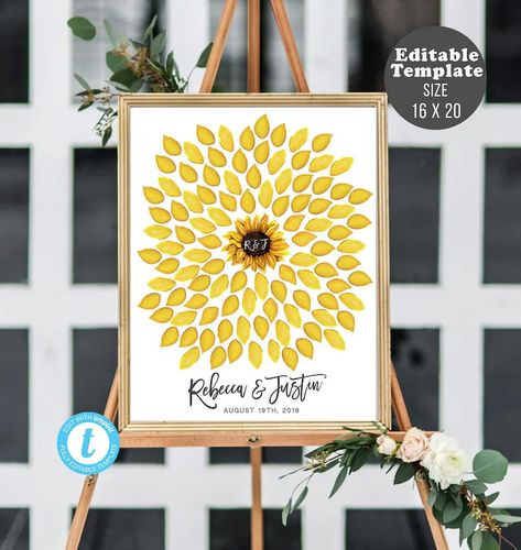 Guest Book Poster, Book Guest Book, Barn Wedding Invitations, Thumbprint Tree, Orange Baby Shower, Fingerprint Tree, Book Poster, Custom Guest Book, Wedding Printable