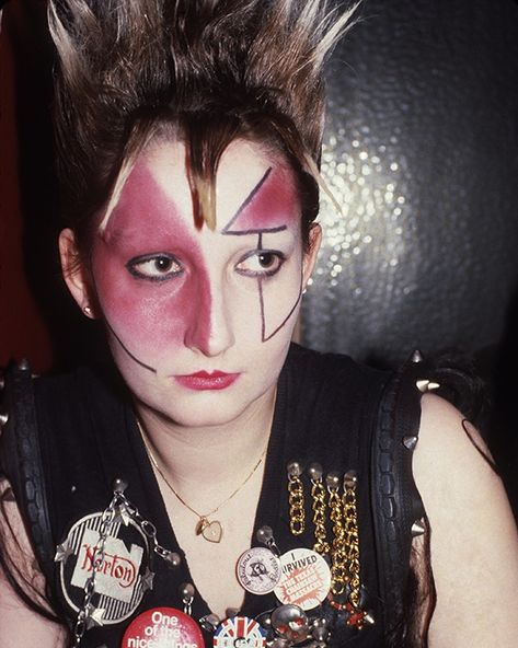 Vivienne Westwood 70s, 1970s Punk Makeup, Pamela Rooke, 1970s British Punk, Sid Vicious And Johnny Rotten, Adam And The Ants, Slash Magazine Punk, Punk London 1977, 70s Makeup