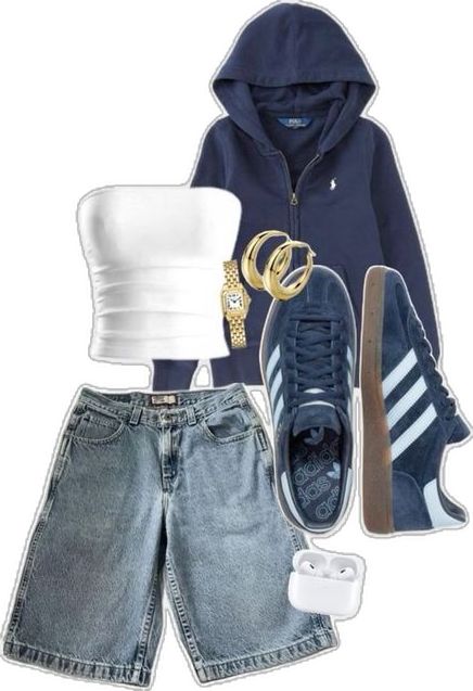 Navy Ralph Lauren, Street Style Outfits Casual, Outfit Navy, My Attitude, Outfit Inspo Casual, Getting Dressed, Outfit Look, Mein Style, Simple Trendy Outfits