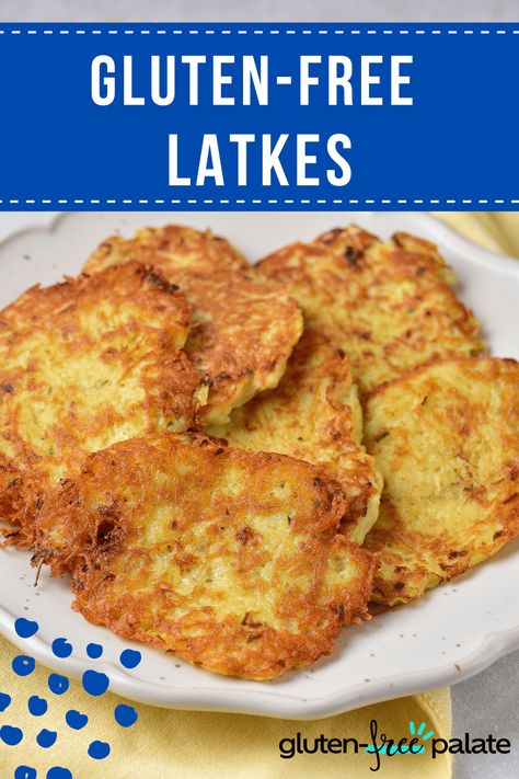 Potato Latkes Easy, Gluten Free Latkes, Gf Wraps, Latkes Recipe, Potato Latke Recipe, Sweet Potato Patties, Best Gluten Free Bread, Potato Appetizers, Gluten Free Sweet Potato