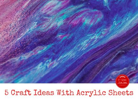 5 Craft Ideas With Acrylic Sheets - ET Speaks From Home Furniture Acrylic, Display Family Photos, Aquarium Fish Tank, Acrylic Plastic, Top Crafts, Plastic Glass, Acrylic Sheets, Home Improvement Store, Diy Home Decor Projects