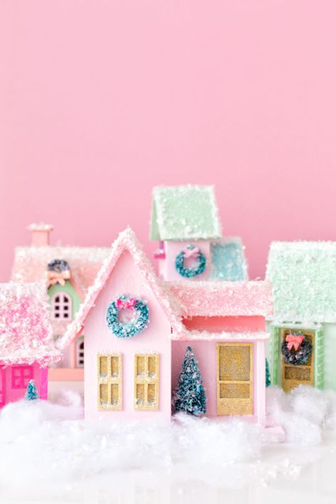 12 Christmas Traditions You Can Start This Year (+ What are YOUR traditions?) - Studio DIY Colorful Christmas Village, Holiday Decor Trends, Christmas Village Accessories, Diy Christmas Village, Christmas Crafts For Adults, Studio Diy, Colorful Christmas, Easy Christmas Crafts, Christmas Villages