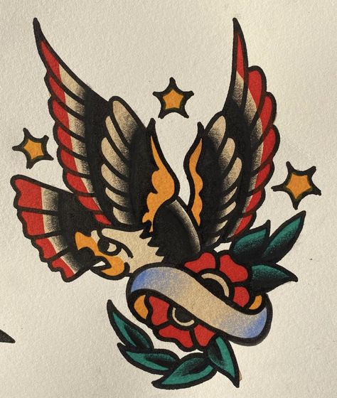 Traditional Rooster Tattoo, Underglaze Ideas, Old Style Tattoos, Sailor Jerry Tattoo Flash, Cute Owl Tattoo, Rooster Tattoo, Traditional Tattoo Flash Art, Helmet Tattoo, Vintage Tattoo Design