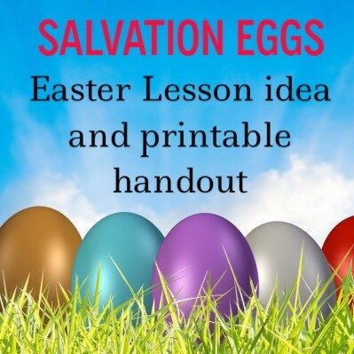 Salvation Eggs: printable kids easter lesson Easter Object Lesson, Easter Outreach, Resurrection Eggs, The Easter Story, Easter Lessons, Easter Sunday School, Easter Event, Kids Ministry, Easter Story