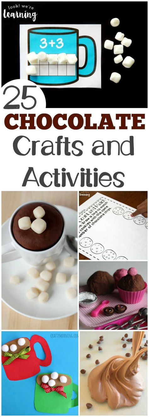 Make learning sweet with these fun chocolate craft ideas and activities for kids! #kidscrafts #learning #kidsactivities Chocolate Craft Ideas, Chocolate Crafts For Kids, Chocolate Touch Activities, Chocolate Activities, Chocolate Touch, Chocolate Fever, The Chocolate Touch, Chocolate Craft, Camp Snacks