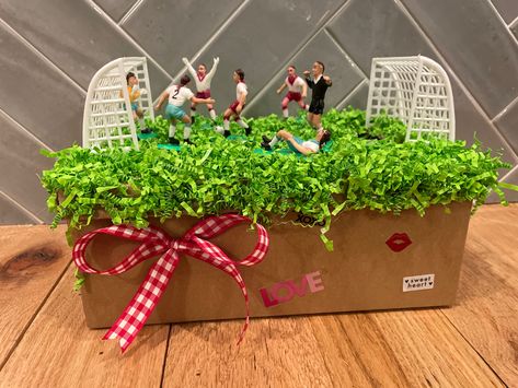 Soccer Field Valentines Boxes, Soccer Valentine Box Ideas, Girls Valentines Boxes, Kids Valentine Boxes, Valentine Boxes, Valentines Box, Valentine Ideas, Valentine Box, Girls Valentines