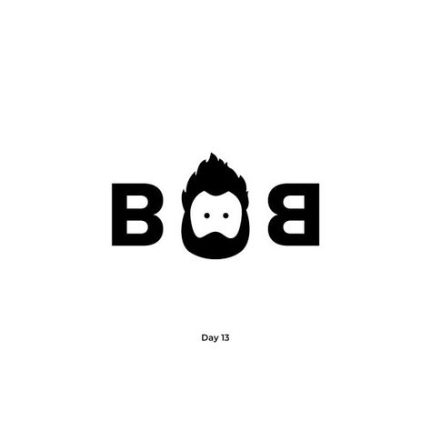 PROMT - barber logo - NAME - Bob The Barber - IDEA - fun logo based on reflection (turn upside down) Bhai Logo, Bob Logo, Barber Logo, Fun Logo, The Barber, Lord Shiva Hd Images, Logo Ideas, Cool Logo, Lord Shiva