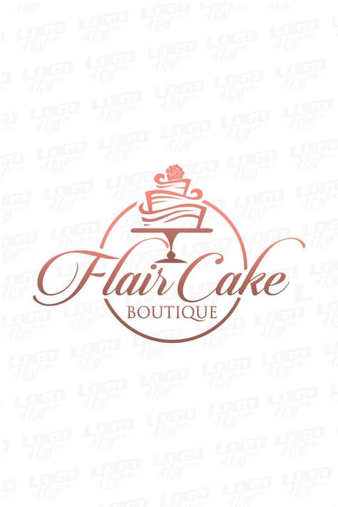 Custom and Unique Logo design for flair Cake Cake Shop Logo Creative, Logo Gateau Design, Logo Sweet Cake, Cake House Logo, Cake Logo Design Graphics, Cake Bakery Logo Design, Cake Shop Logo Design, Sweet Logo Design, Logo Cake Shop