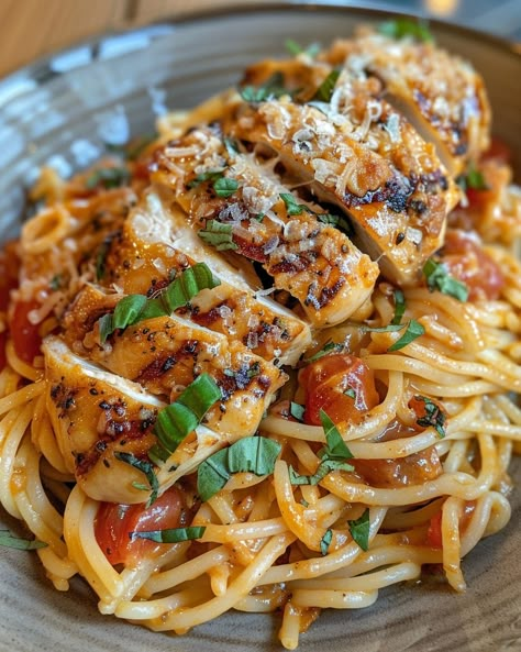 MARRY ME CHICKEN PASTA 🍝 Ingredients: 4 boneless, skinless chicken breasts Salt and black pepper to taste 2 tbsp olive oil 8 oz mushrooms, sliced 4 cloves garlic, minced 1 cup chicken broth 1 cup heavy cream 1/2 cup sun-dried tomatoes, chopped 1/2 cup grated Parmesan cheese 1 tsp dried basil 1 tsp dried oregano 1/2 tsp red pepper flakes (optional) 8 oz penne pasta (or pasta of your choice) Fresh parsley, chopped (for garnish) Directions: Step 1: Cook the Chicken Season the chicken breasts w... Healthy Dinner Recipes Pasta, Marry Me Chicken Pasta, Chicken Season, Chicken Dishes For Dinner, Marry Me Chicken, Dried Basil, Pasta Ingredients, Healthy Lifestyle Food, Sun Dried Tomatoes