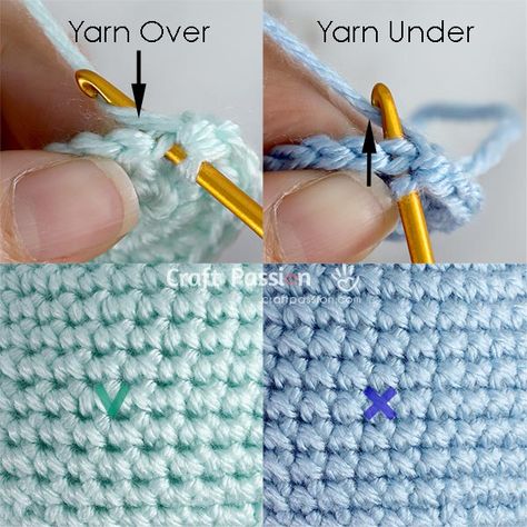 YO vs YU Increase Crochet How To, Cotton Vs Acrylic Yarn, How To Create Your Own Amigurumi Pattern, Yarn Over Vs Yarn Under Crochet Amigurumi, How To Crochet Dolls, 8 Ply Crochet Patterns Free, Medium 4 Yarn Crochet Pattern, Crochet Amigurumi Tips, How To Crochet Amigurumi