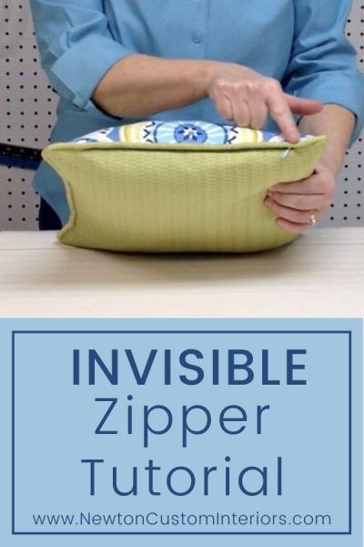 Invisible Zipper Tutorial, Zipper Tutorial, Sewing Machine Instructions, Sewing Cushions, Sew Zipper, Pillow Tutorial, Sewing Pillows, Sewing Lessons, Diy Pillows