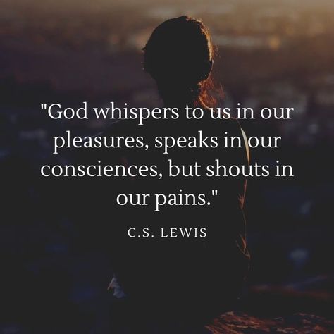 April Knapp | One of my favorite C.S. Lewis quotes. I've found this to be so true in my life. | Instagram C.s. Lewis Quotes, Lewis Quotes, Cs Lewis Quotes, Thinking Of Someone, C S Lewis, Cs Lewis, Wise Quotes, In My Life, Faith Quotes