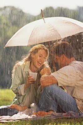 How to Have a Picnic in the Rain Under An Umbrella, I Love Rain, Love Rain, Under My Umbrella, Rain Umbrella, Singing In The Rain, Walking In The Rain, Rainy Night, No Rain