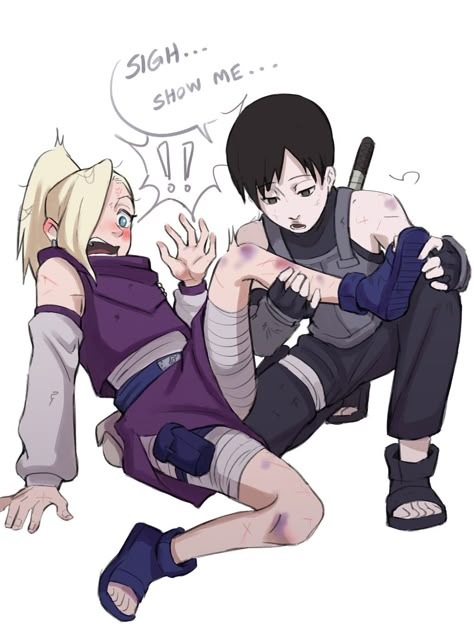 Ino X Sai, Sai X Ino, Ino And Sai, Sai Naruto, Menma Uzumaki, Naruto Couples, Naruto Teams, Naruto Images, Anime Ninja