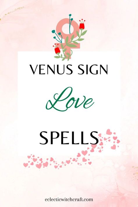 Discover the power of love spells based on your Venus sign. Explore the significance of Venus in astrology and how it influences your love life. Unveil specific spells tailored to each Venus sign, allowing you to attract love and enhance romance. #VenusSignLoveSpells #AstrologyLove #AttractionMagic Venus Love Spell, Venus Signs, Venus Sign, Eclectic Witchcraft, Marriage Signs, Beginner Witch, Attracting Love, Witch Tips, Chaos Magic