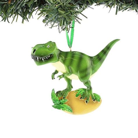 Dinosaur Christmas Decorations, Dinosaur Christmas Tree, Dinosaur Christmas Ornament, Dinosaur Ornament, Zelda Birthday, Get Ready For Christmas, Heart Christmas Ornaments, T Rex Dinosaur, Ready For Christmas