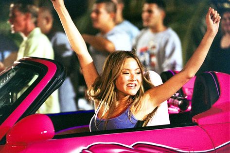 Fast and the Furious: Look Back At the Franchise - Us Weekly 2 Fast 2 Furious, Fast 2 Furious, Dominic Toretto, Devon Aoki, Septième Art, The Furious, Movies And Series, Pretty Faces, Pink Car