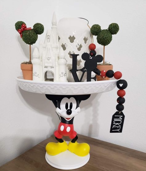 Disney Farmhouse, Mickey Bathroom, Disney Bathroom, Disney Office, Mickey Mouse House, Disney Coffee, Deco Disney, Mickey House, Disney Room