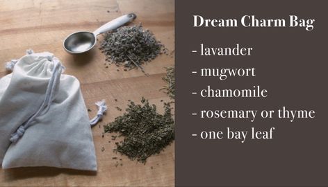 dream charm bag Spell Charm Bags, Dream Satchel Witchcraft, Sleep Bag Witchcraft, Dream Herbs Witchcraft, Spell Bag For Sleep, Sachet Spell Bags, Charm Bags Witchcraft Diy, Dream Bags Witchcraft, Spell Bags Diy