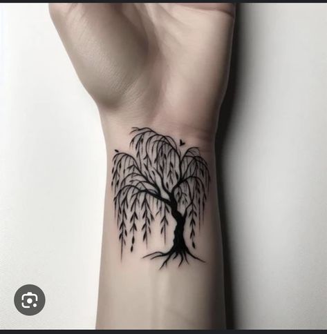 Willow Taylor Swift Tattoo, Willow Tree Tattoo For Women, Weeping Willow Tree Tattoo, Boho Style Tattoos, Weeping Willow Tattoo, Willow Tattoo, Willow Tree Tattoo, Tree Branch Tattoo, Willow Tree Tattoos