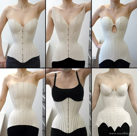 Виды корсетов Corset Patterns, Cosplay Style, Corsets, My Favourite, Sewing Patterns, Sewing, White, Black