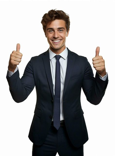 Ai Generative photo happy businessman shows thumbs up sign in suit isolated on white Happy Businessman, Thumbs Up Sign, Image Happy, Man Png, Business Portrait Photography, Wedding People, Business Portrait, Cityscape Photos, Logo Banners