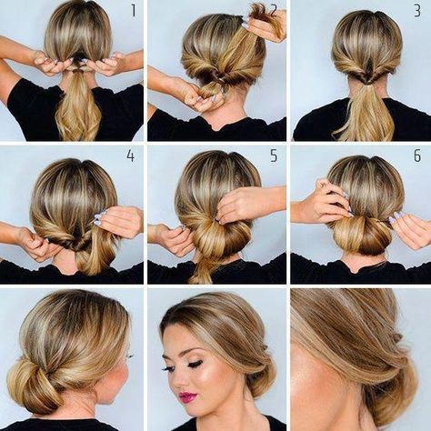 Long Hair Tutorial, Long Hair Video, Easy Hair Updos, Homecoming Hair Down, Peinados Fáciles Para Cabello Corto, Hair Tutorials For Medium Hair, Hairstyles Summer, Work Hairstyles, Low Bun