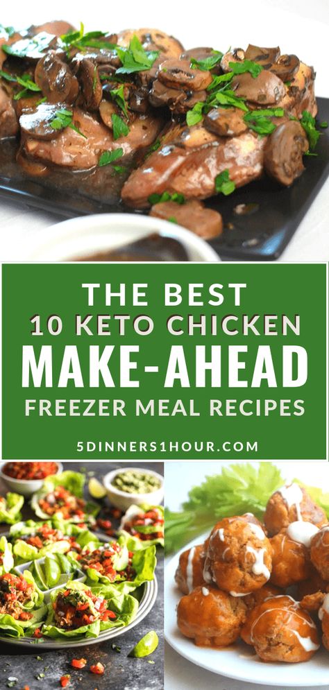 10 Keto Chicken Freezer Meal Ideas - 5 Dinners In 1 Hour Low Carb Freezer Meals, Keto Freezer Meals, Chicken Freezer, The Best Keto Recipes, Chicken Freezer Meals, Best Keto Recipes, Budget Freezer Meals, Make Ahead Freezer Meals, Soup Recipes Slow Cooker