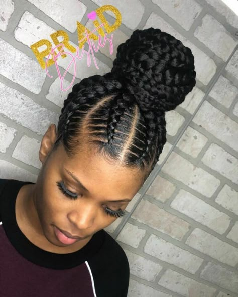 Hair Braiding Styles, African Hair Braiding, Feed In Braids Hairstyles, Feed In Braids, Braided Bun Hairstyles, African Hair Braiding Styles, Braiding Styles, Stitch Braids, Braided Styles