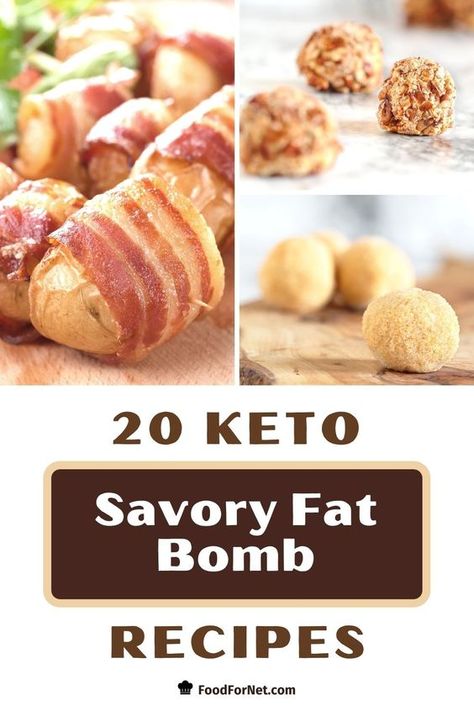 So you don't have a sweet tooth. No biggy! We have found some super tasty, keto-friendly, savory fat bomb recipes! Make some savory snacks with these interesting but yummy combinations! #keto #ketorecipes #snacks #savorysnacks #snackrecipes Keto Savory, Fat Bomb Recipes, Keto Diet List, Fat Bomb, Keto Diet Breakfast, Fat Bomb Recipe, Diet Breakfast Recipes, High Fat Foods, Keto Diet Food List