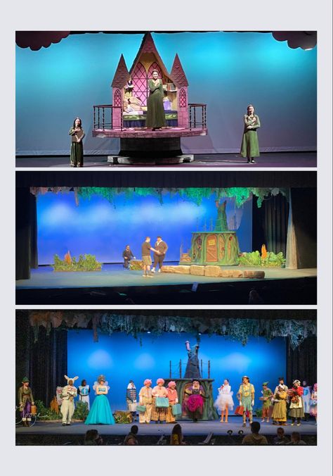 Shrek Musical Set, Shrek Musical, Shrek Costumes, Shrek Jr, Shrek The Musical, Shrek Costume, Theatre Education, Set Ideas, Shrek