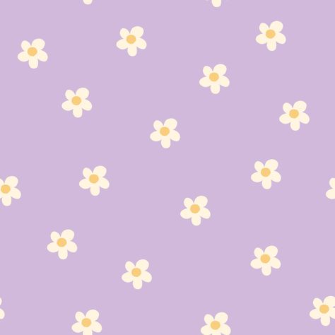 Download the Floral seamless pattern with purple daisy flower and leaves on pastel violet background vector illustration. 12300796 royalty-free Vector from Vecteezy for your project and explore over a million other vectors, icons and clipart graphics! Purple Flowers Pattern, Pastel Seamless Pattern, Purple Pattern Aesthetic, Purple Flower Illustration, Violet Background Aesthetic, Flowers Pattern Illustration, Apple Watch Wallpaper Purple, Purple Background Painting, Pastel Violet Background