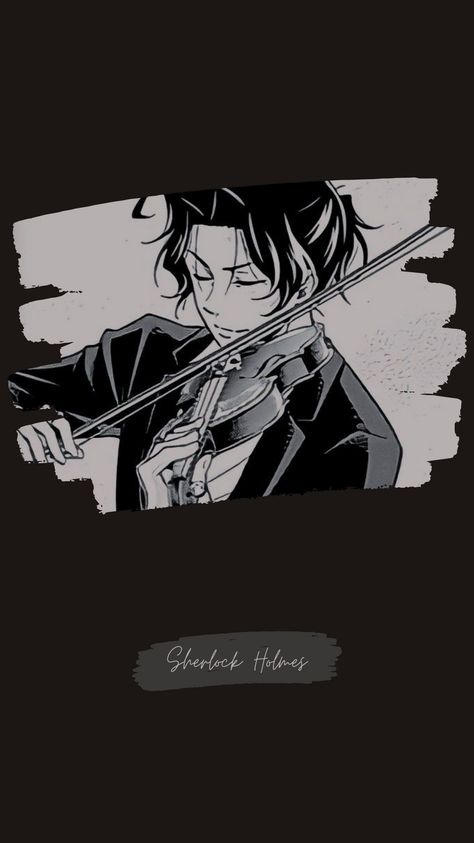 Violin Drawing, Sherlock Wallpaper, Playing The Violin, Baby Cartoon Drawing, Violin Art, Sherlock Moriarty, Piano Art, Your Wallpaper, The Violin