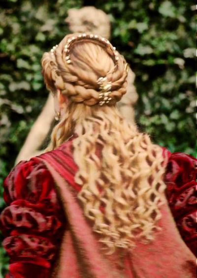 Lucrezia Borgia Hair | Hairstyles Historical Hairstyles, Medieval Hairstyles, Lucrezia Borgia, The Borgias, Fantasy Hair, Fancy Hairstyles, Ice And Fire, Hair Art, House Of The Dragon