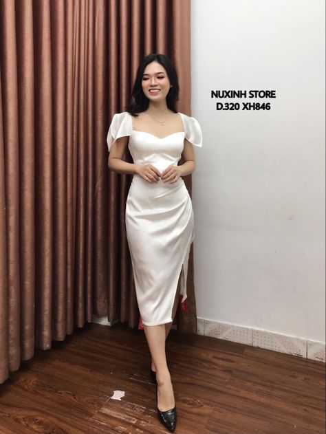 Formal Dinner Dress Classy Short, Dresses For Batch Party, Cocktail Western Dress, White Dress For Wedding Guest Classy, White Filipiniana Dress For Graduation, Classy Summer Dress Outfits, Up Sablay Graduation Outfit, White Dress Classy Formal Long, Simple Dresses For Graduation